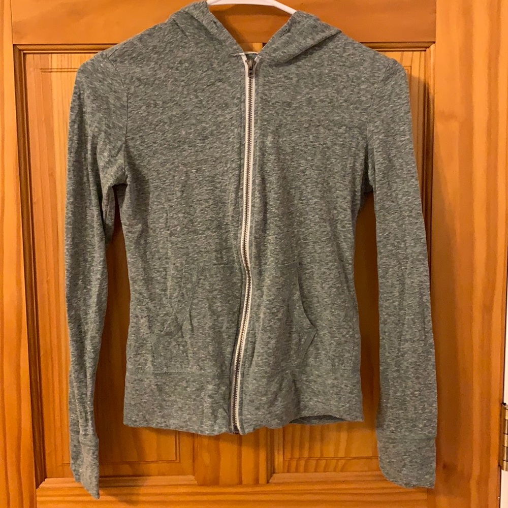 Aeropostale Green Zipped Hoodie